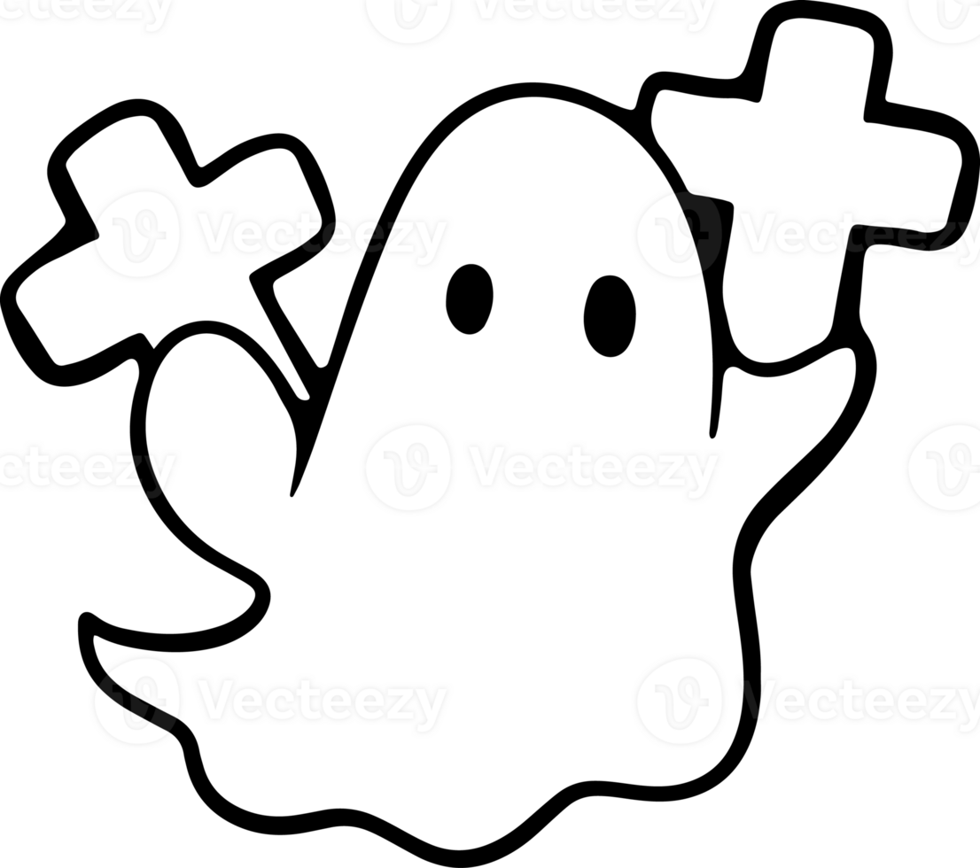 Design PNG E SVG De Desenho Simples De Kawaii De Bruxa De Halloween Para  Camisetas