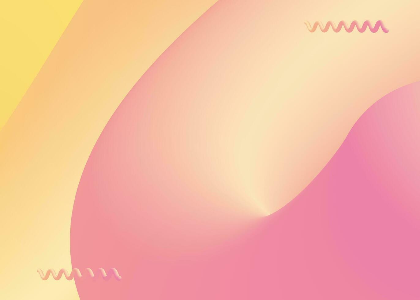 Gradient background with pink yellow and purple colors wallpaper or banner vector