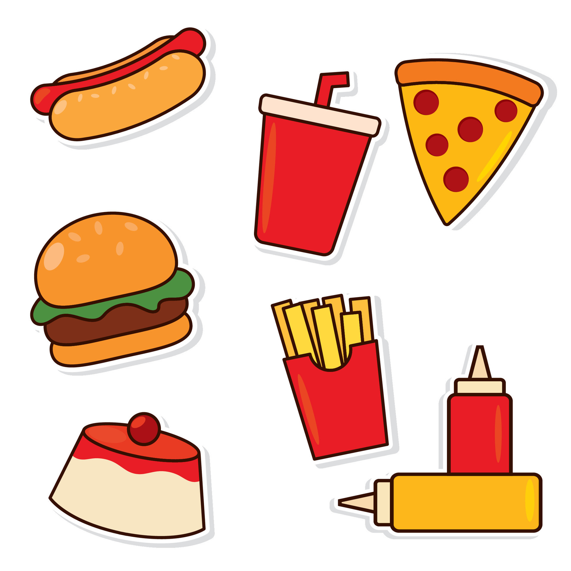 Isolated colored cute happy popsicle emoji sticker Vector 28154108 ...