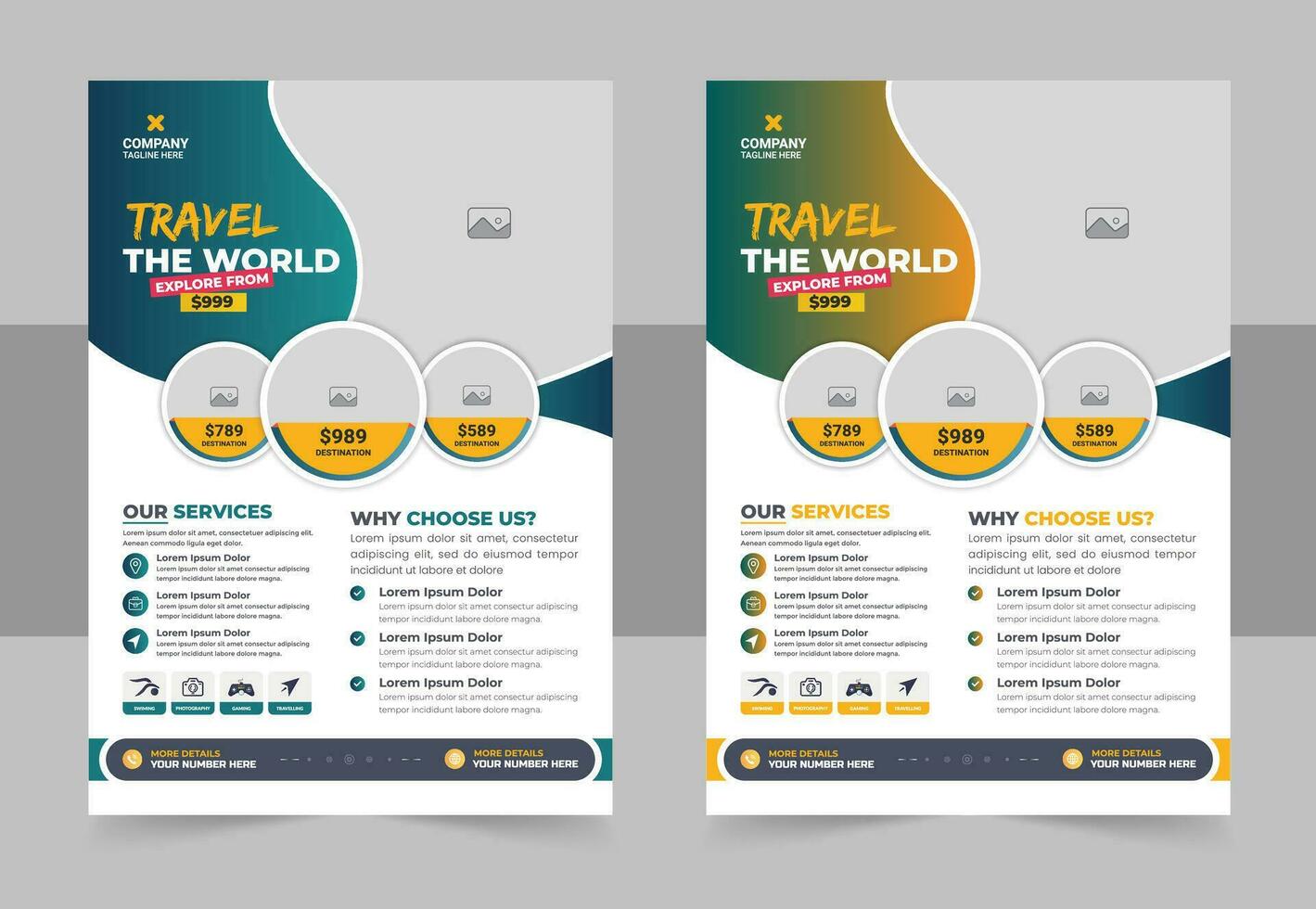 travel flyer design template, tour flyer, Modern Travel Flyer Template Design for travel agency, Traveling Flyer Template vector