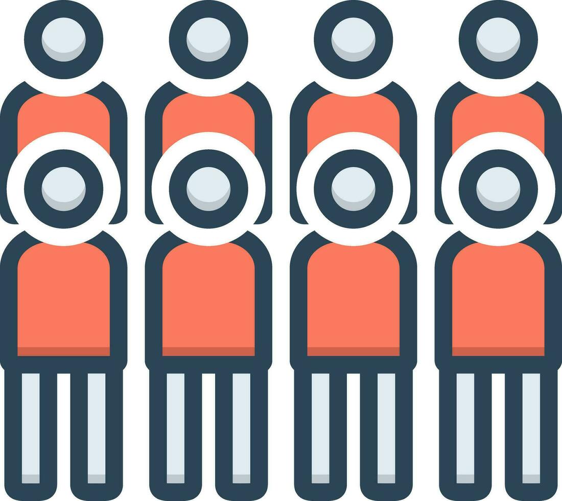 color icon for rush vector