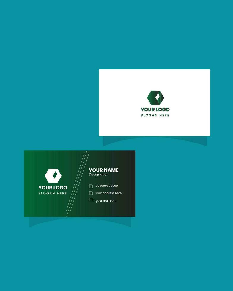 Business card design vector