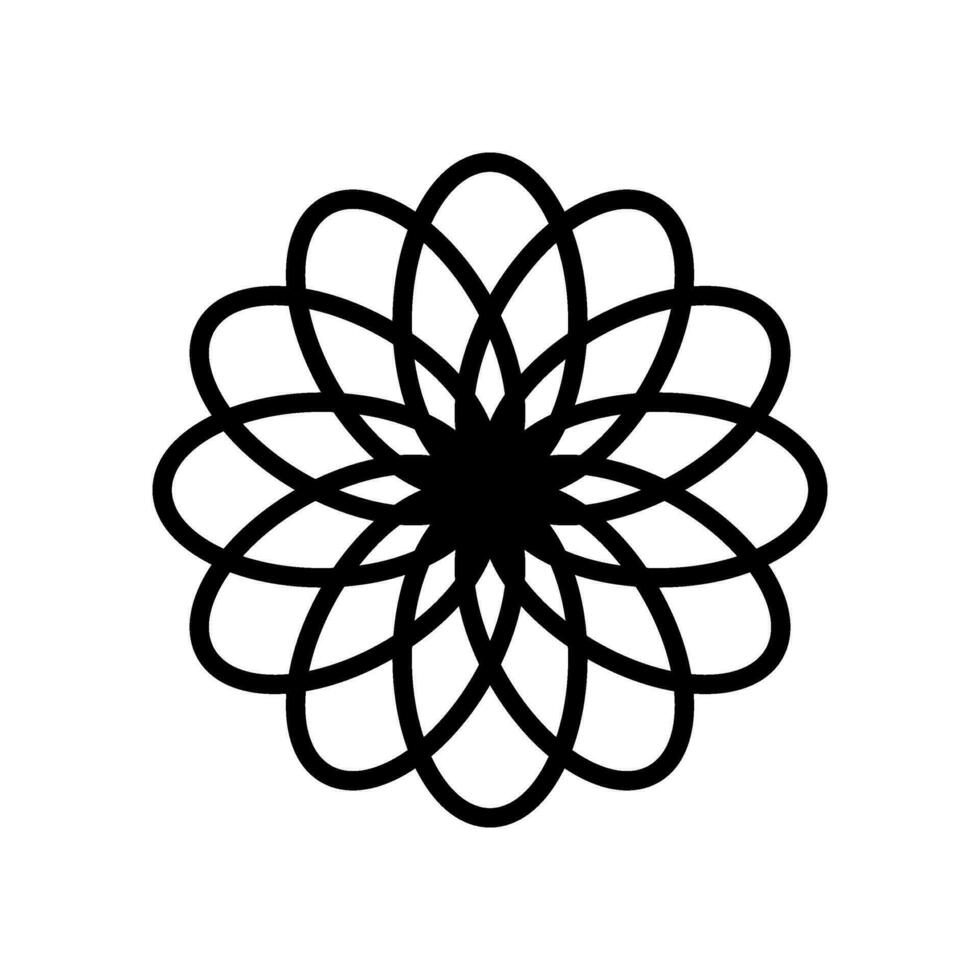Circle Shape Ornamental, Artistic and Memorable, can use for Logo Gram, Art Decoration, Ornate, Background, or Graphic Design Element. Vector Illustration
