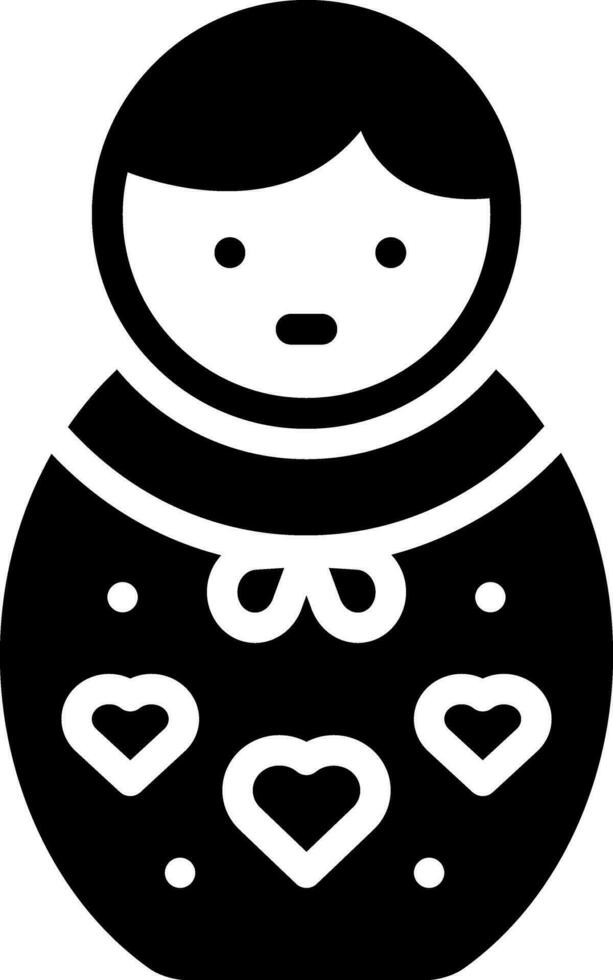 solid icon for russian vector