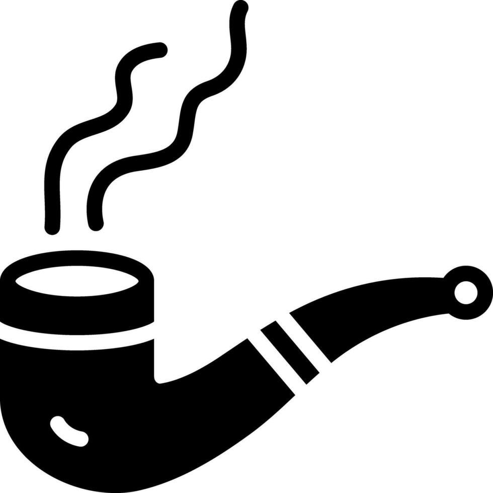 solid icon for smoke vector