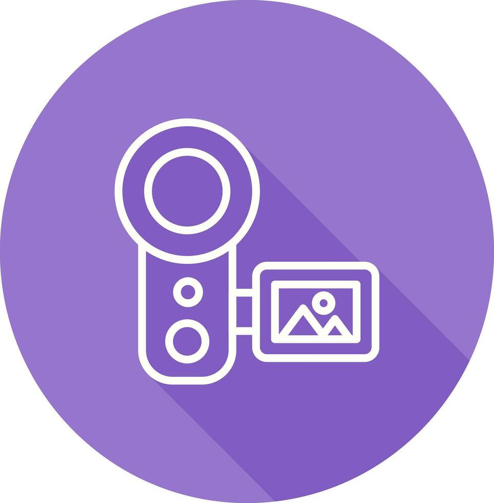 icono de vector de cámara de vídeo