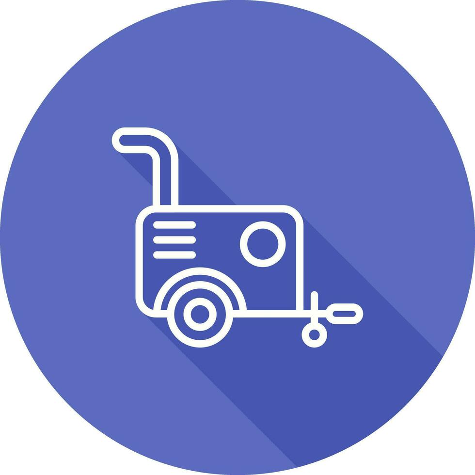 Portable air compressor Vector Icon