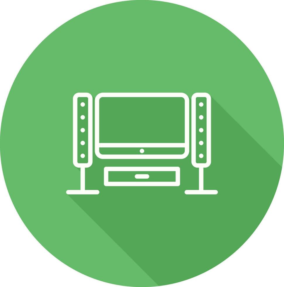 Home Theater System Vector Icon