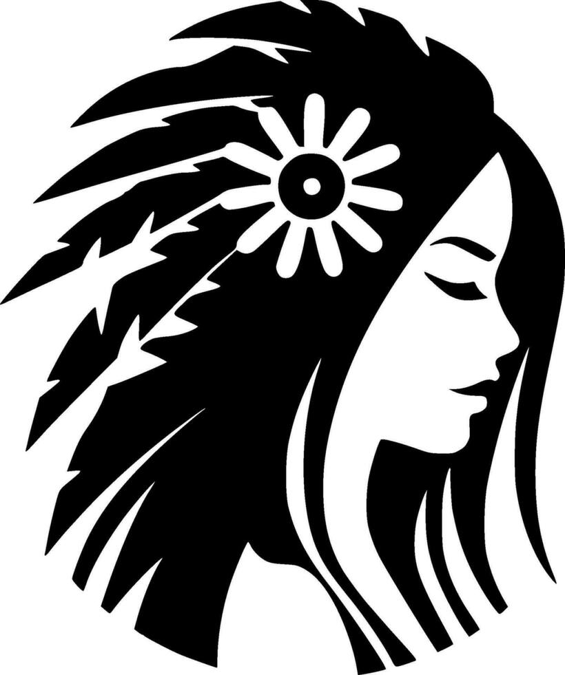 Boho, Minimalist and Simple Silhouette - Vector illustration