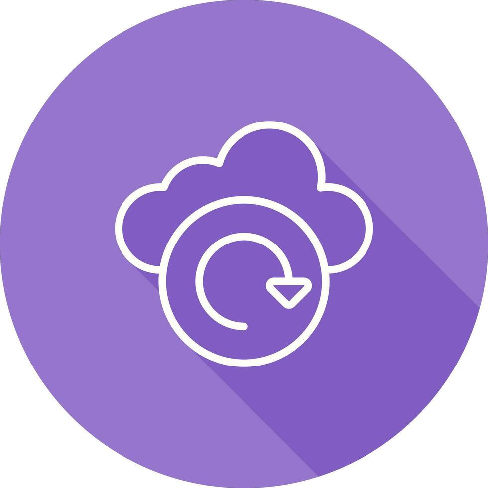 Cloud Backup Vector Icon