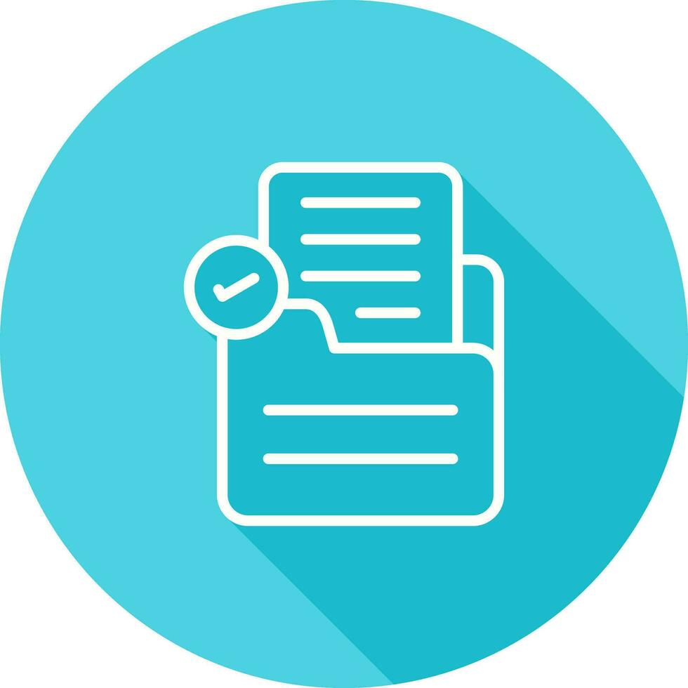 Document Check Vector Icon