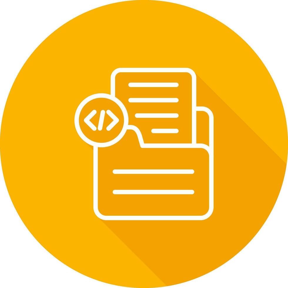 Document Insert Code Vector Icon