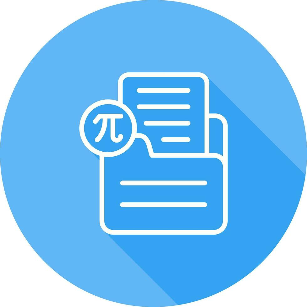 Document Insert Formula Vector Icon