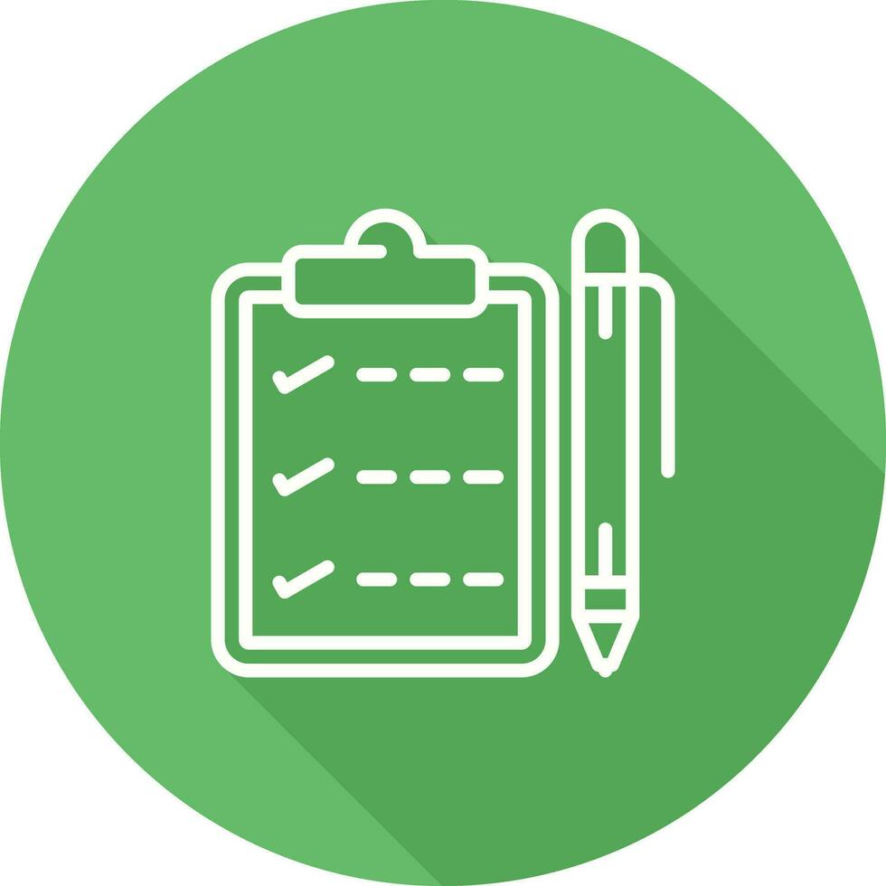 Notepad with pen Vector Icon