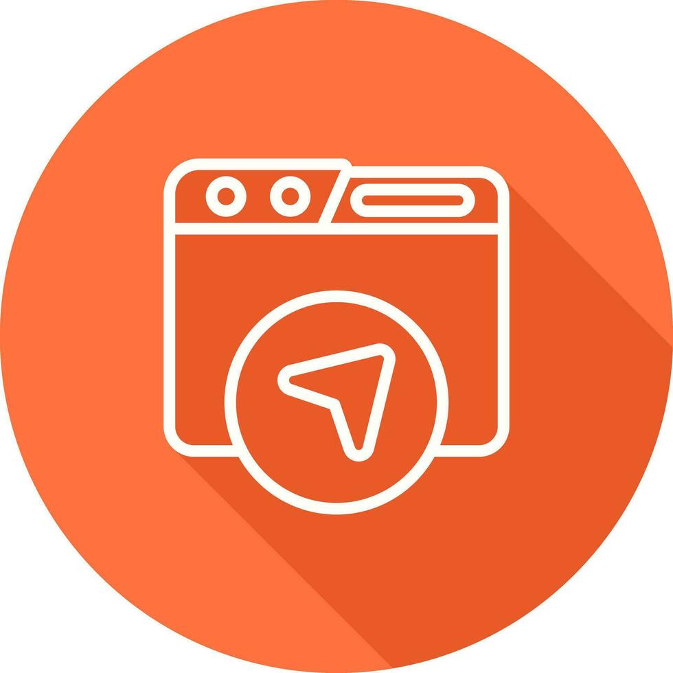 Website Navigation Vector Icon