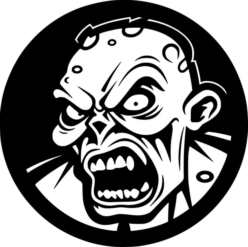 zombi - alto calidad vector logo - vector ilustración ideal para camiseta gráfico