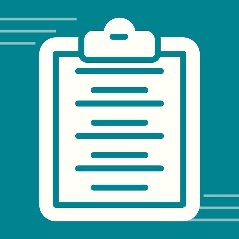 Writing Pad Vector Icon