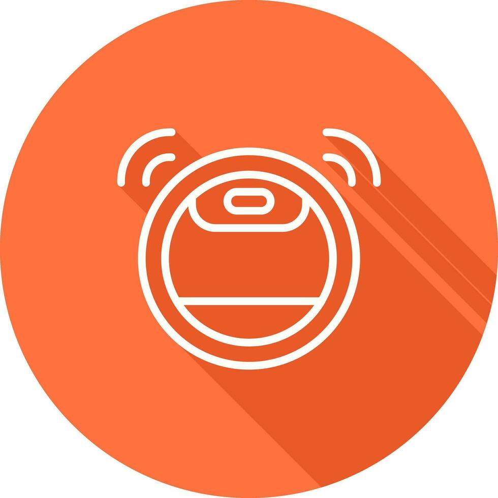 Robot Vacuum Cleaner Vector Icon