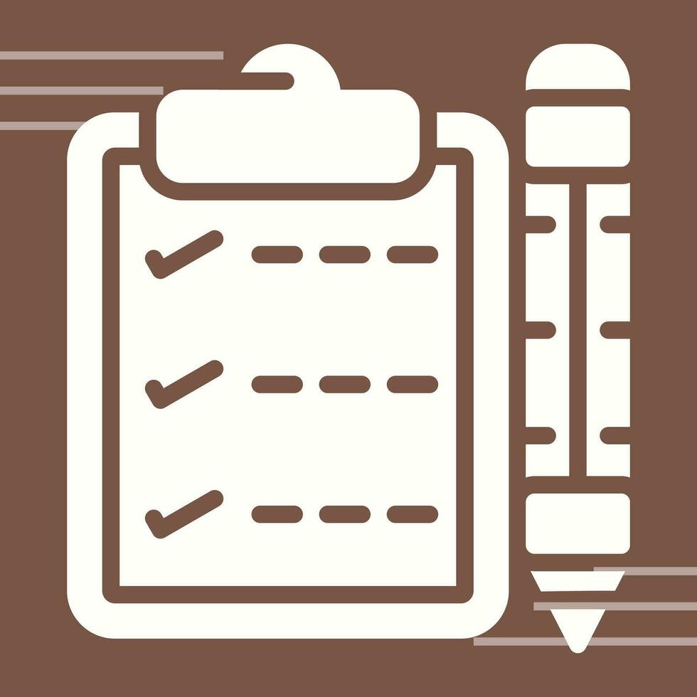 Writing pad Vector Icon