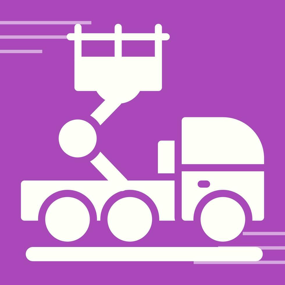 Ladder Truck Vector Icon