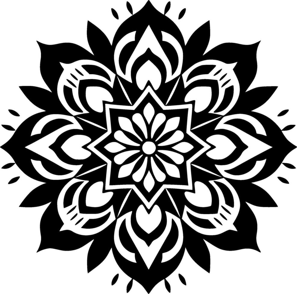 Mandala - High Quality Vector Logo - Vector illustration ideal for T-shirt graphic