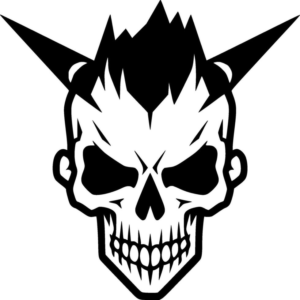 Skull - High Quality Vector Logo - Vector illustration ideal for T-shirt graphic