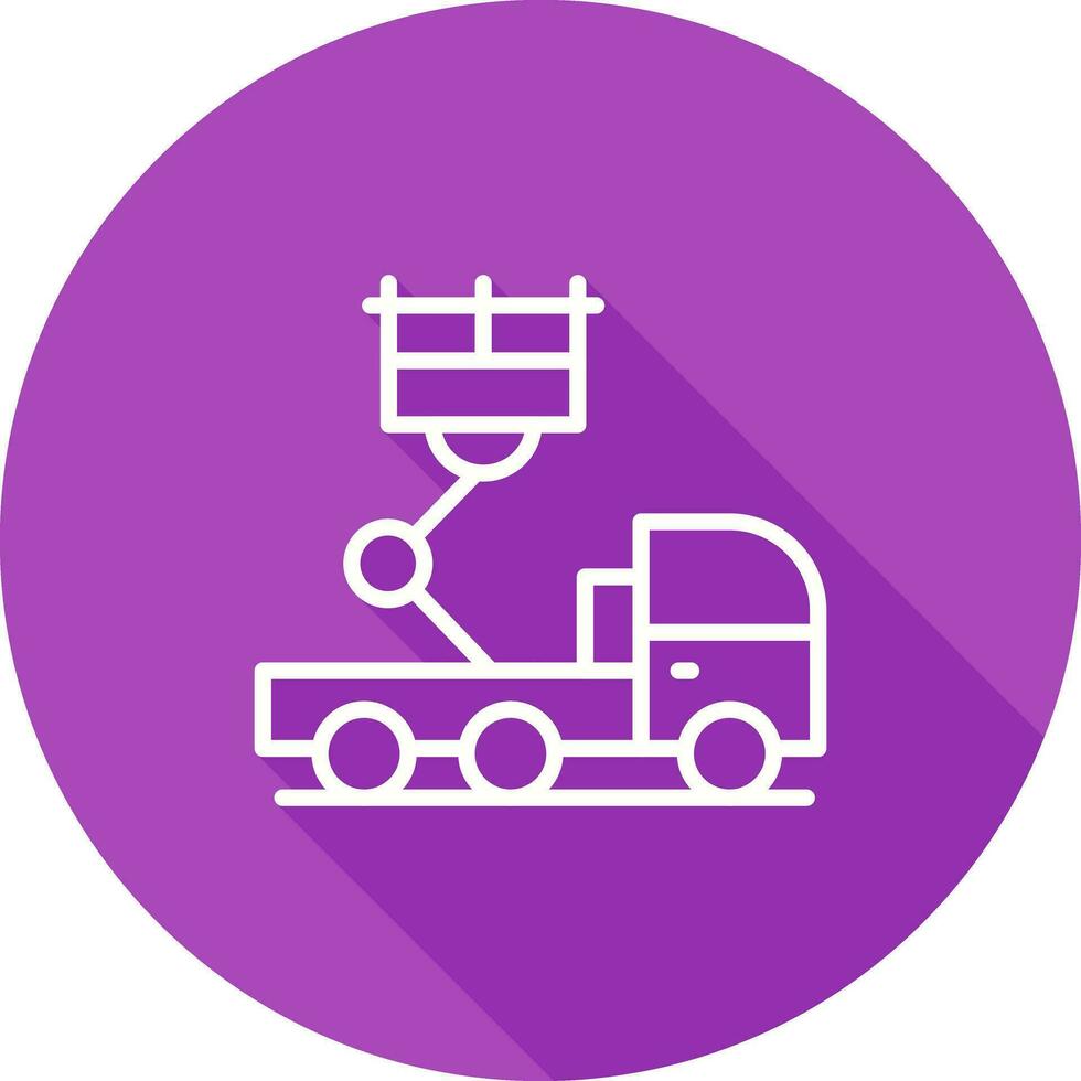Ladder Truck Vector Icon