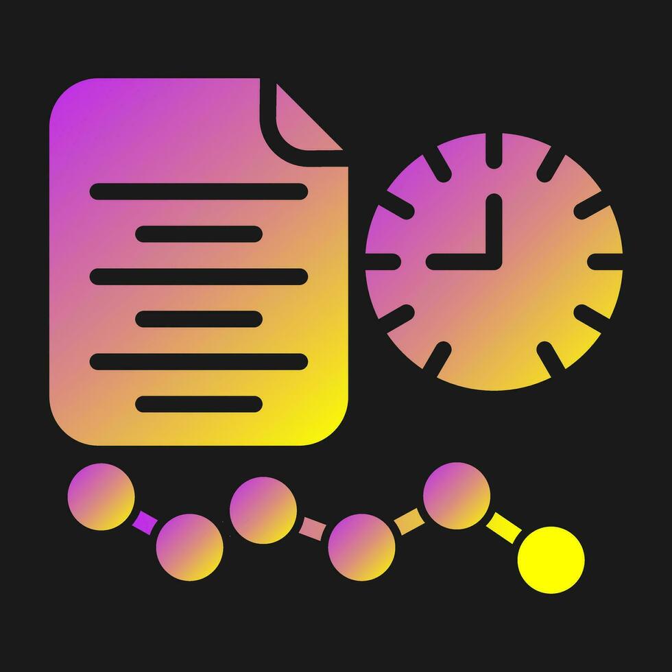 Time Series Analysis Vector Icon