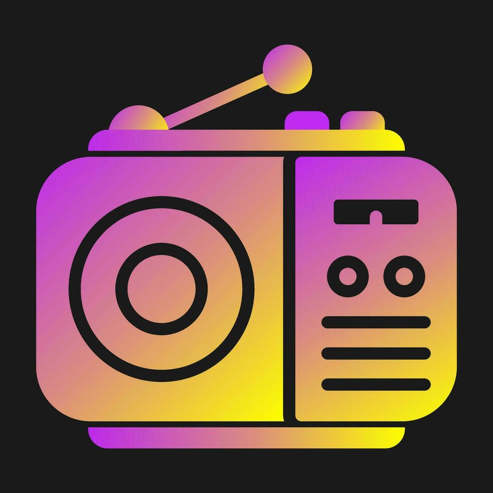 Radio Vector Icon