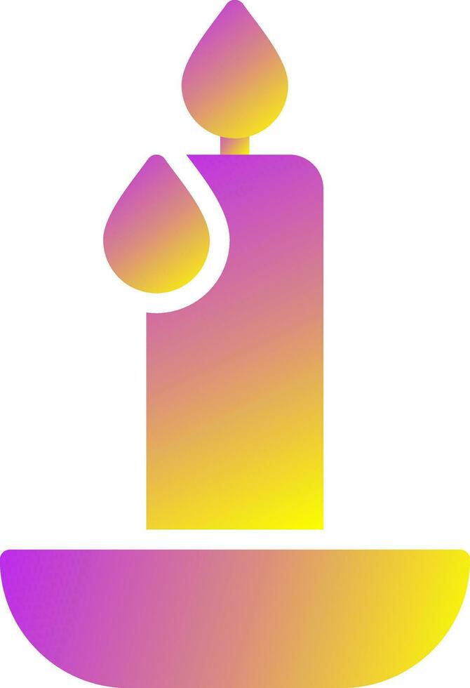 Emergency candle Vector Icon