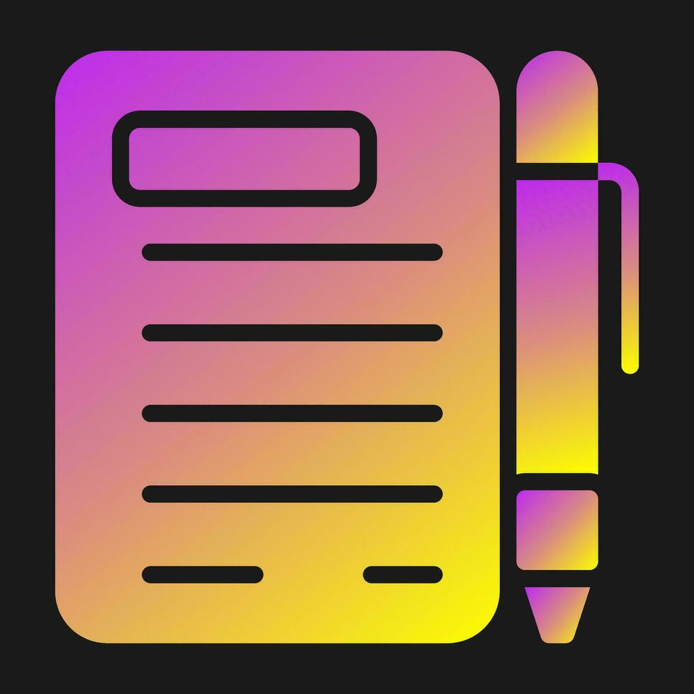 Contact Form Vector Icon