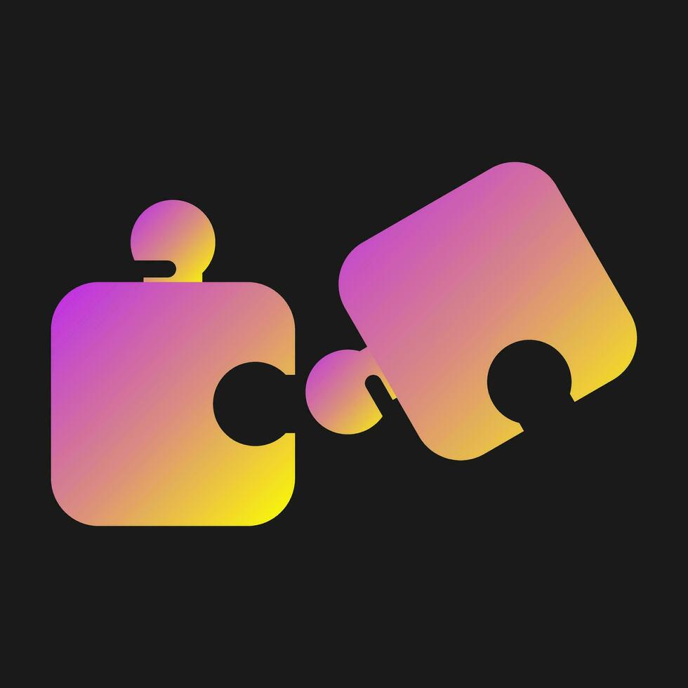 Jigsaw puzzle Vector Icon