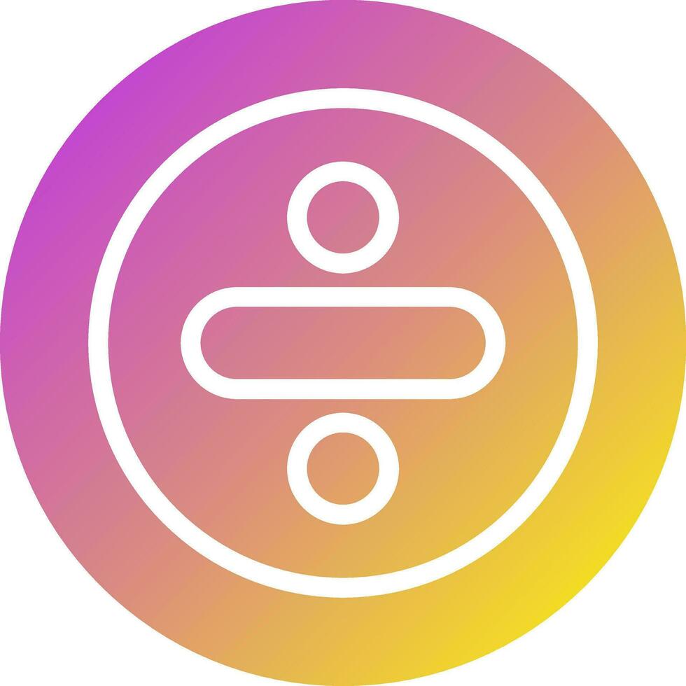 Division Vector Icon