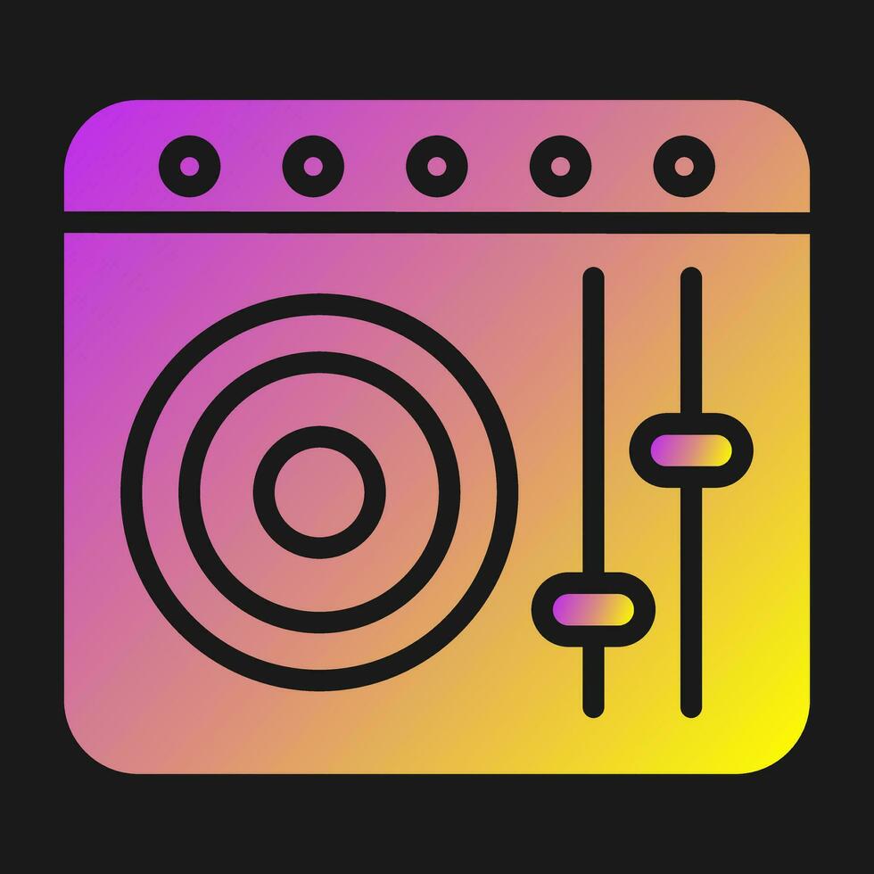 DJ Controller Vector Icon