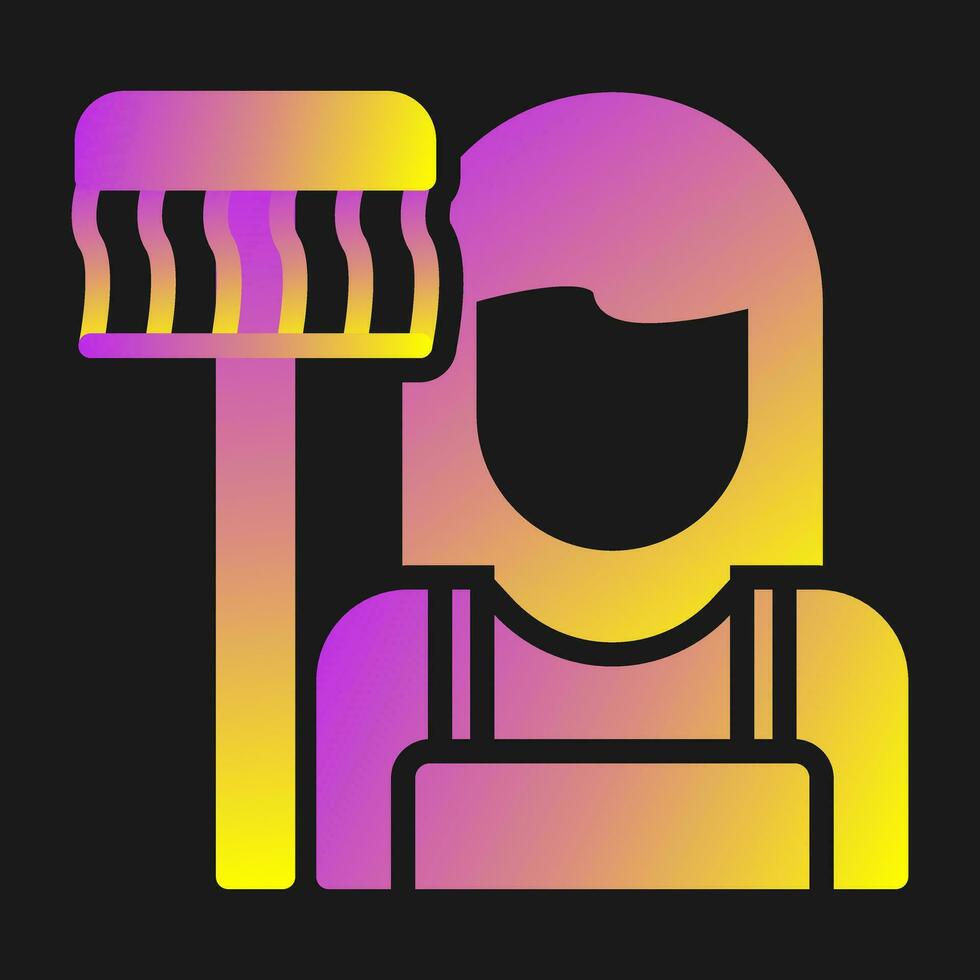 Housekeeper Vector Icon
