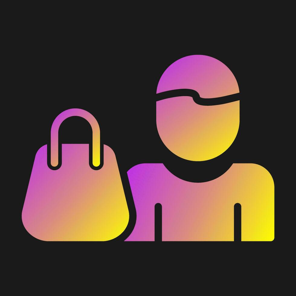 Personal Shopper Vector Icon