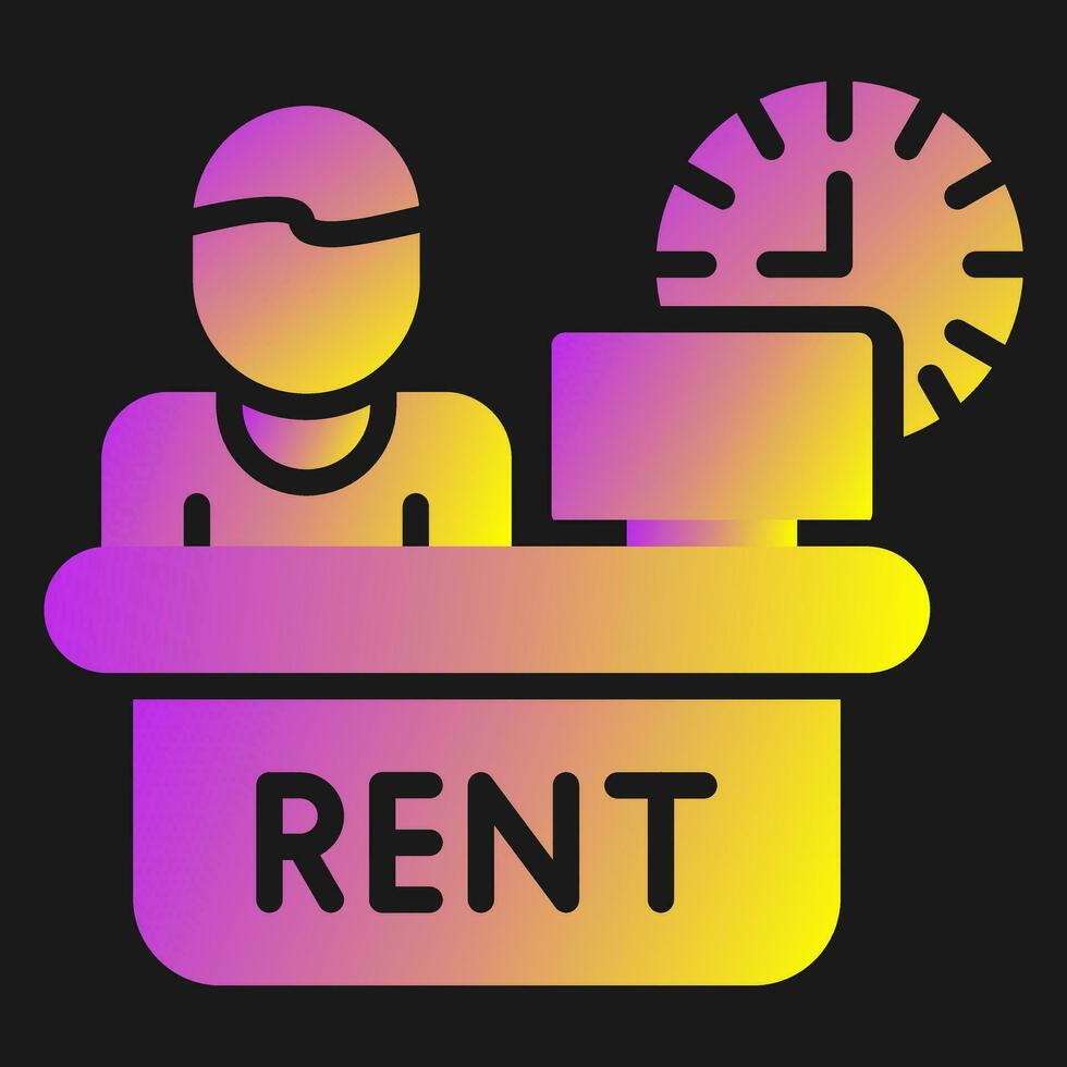 Rental Service Vector Icon
