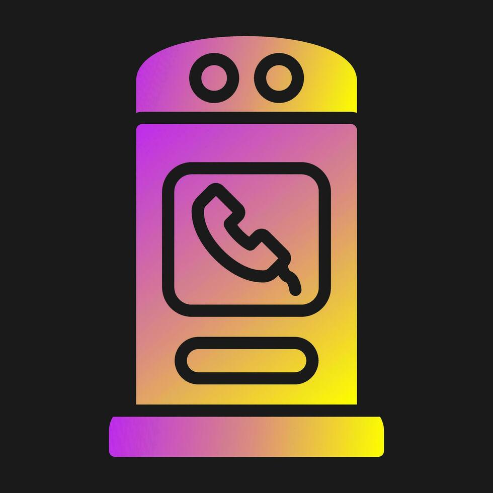 Phone Booth Vector Icon