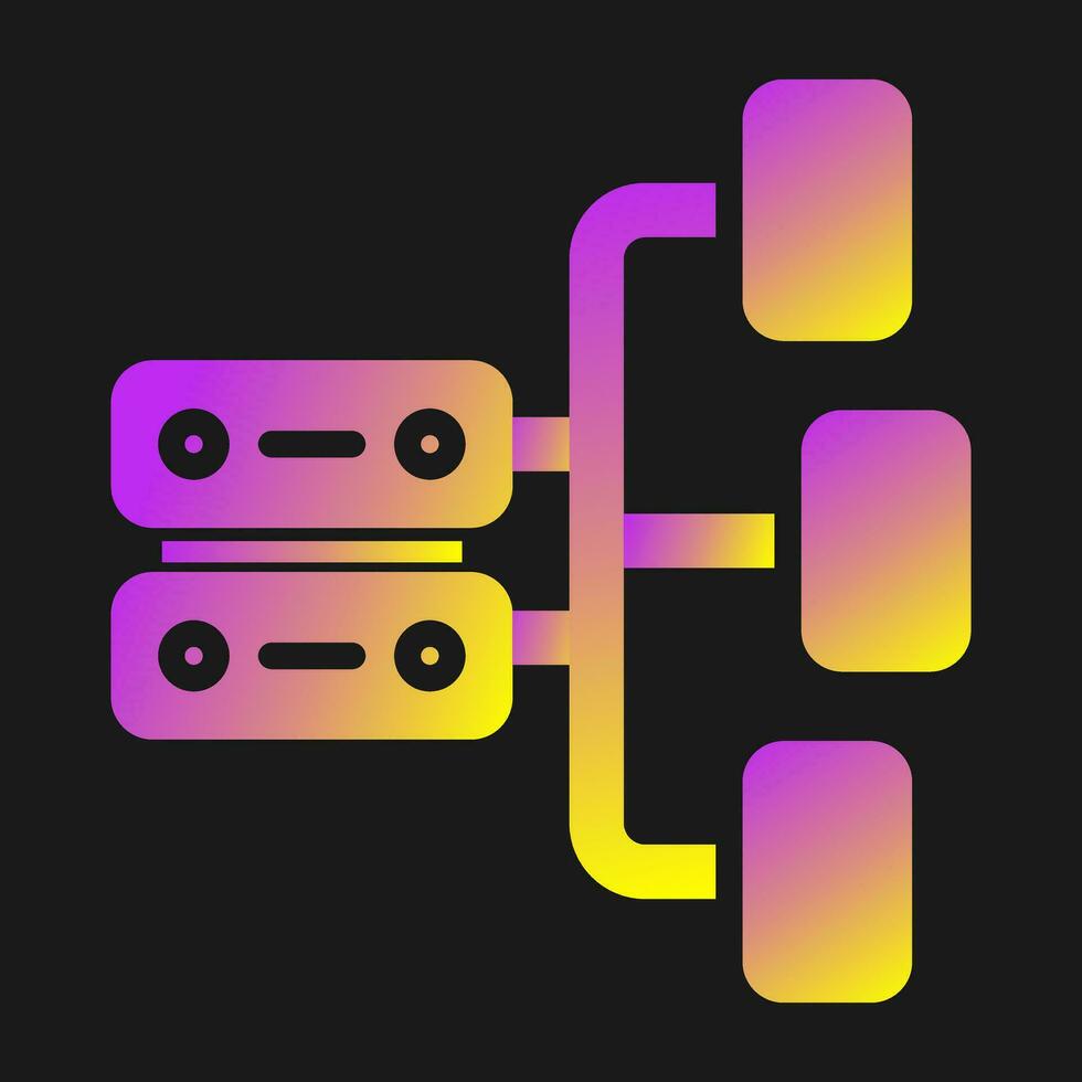 Data Architecture Vector Icon