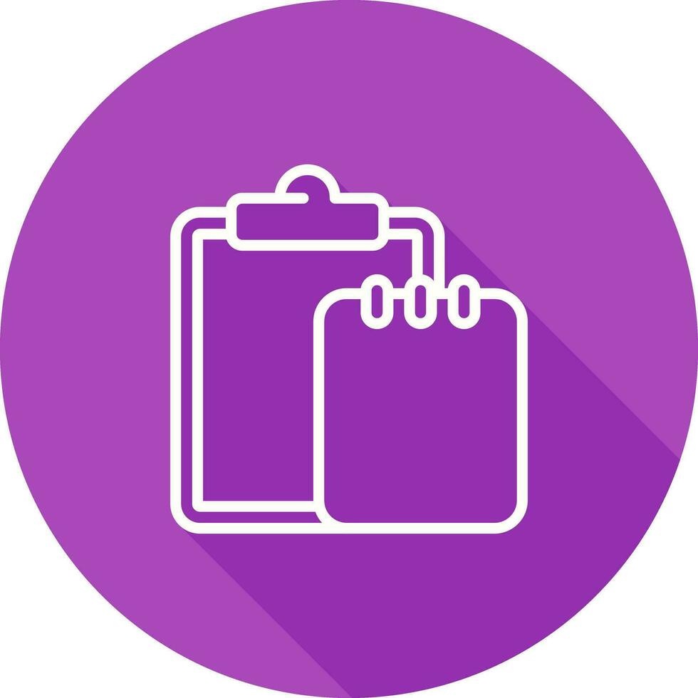 Task list with writing pad Vector Icon