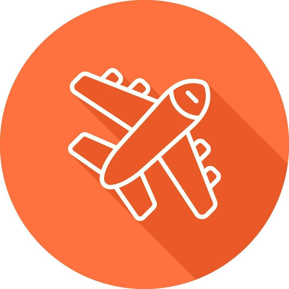 icono de vector de avión