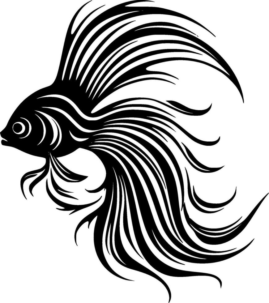 Fish - High Quality Vector Logo - Vector illustration ideal for T-shirt graphic