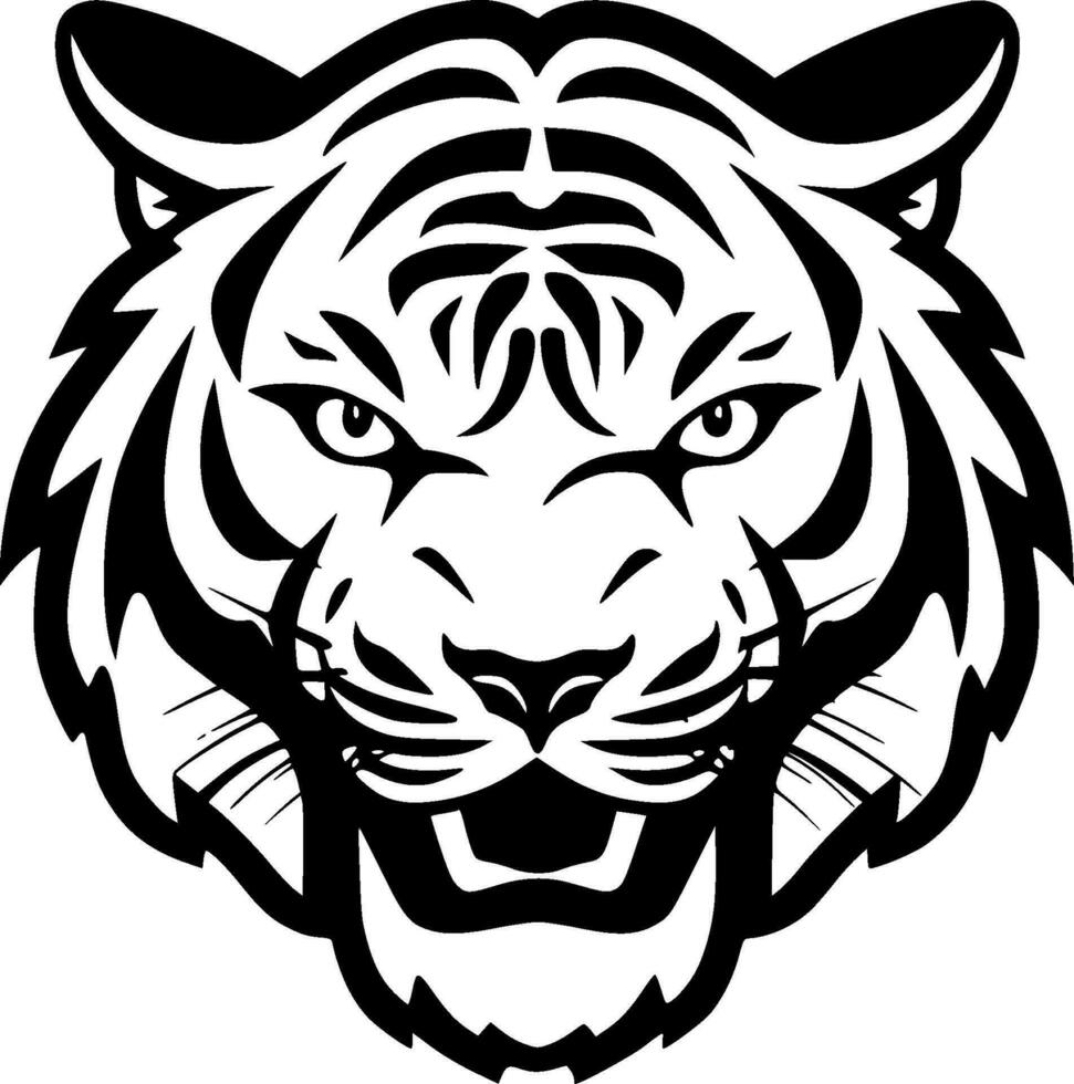 Tiger - High Quality Vector Logo - Vector illustration ideal for T-shirt graphic