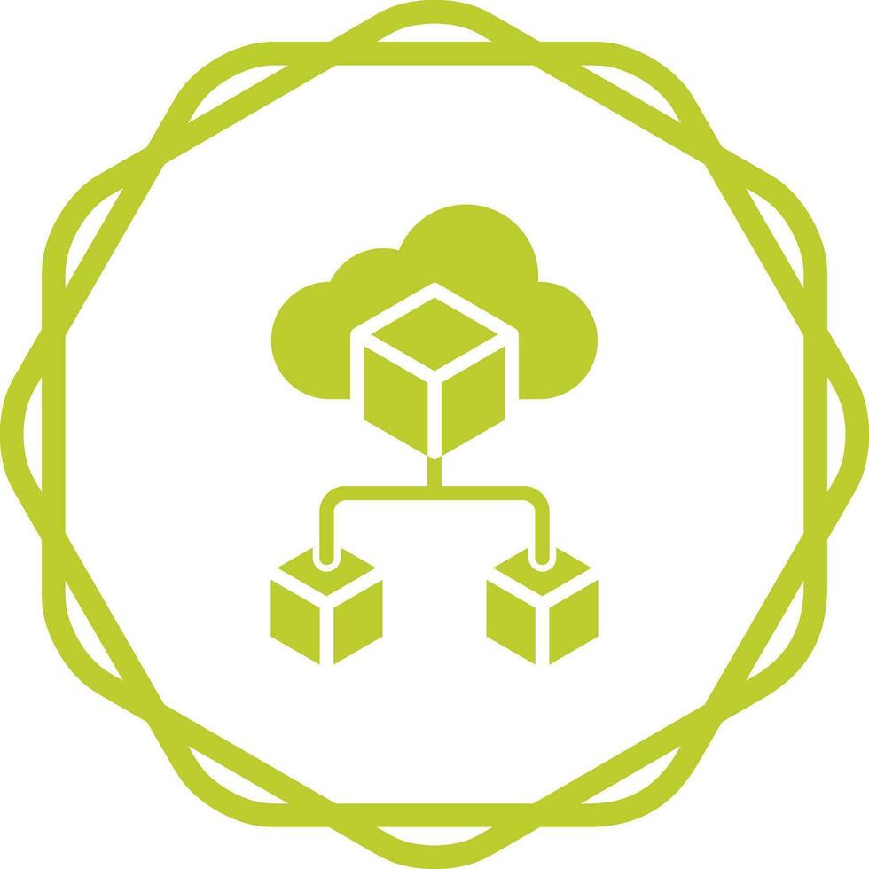 Cloud Infrastructure Vector Icon