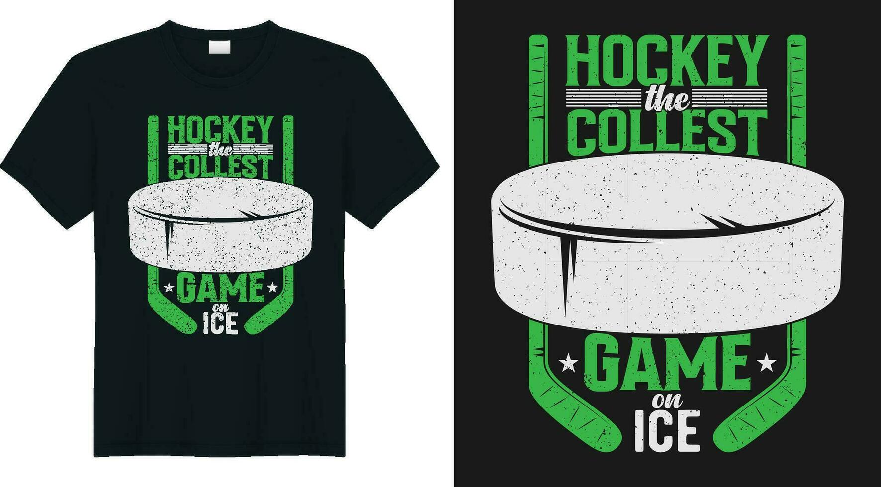 hockey juego de azar t camisa diseño vector