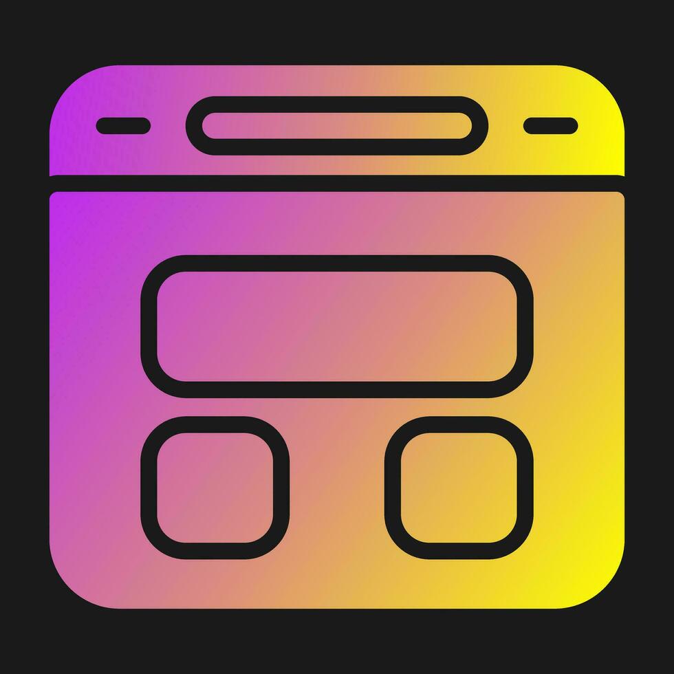 Browser Vector Icon