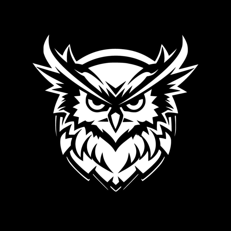 Owl - High Quality Vector Logo - Vector illustration ideal for T-shirt graphic