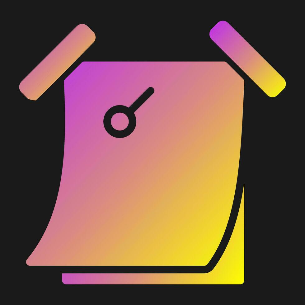 Sticky note with a thumbta Vector Icon