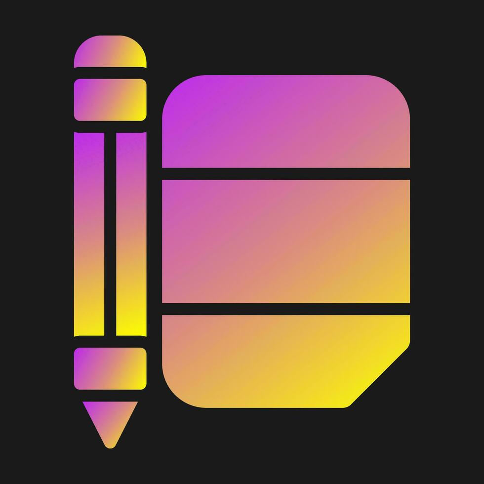 Eraser with pencil Vector Icon