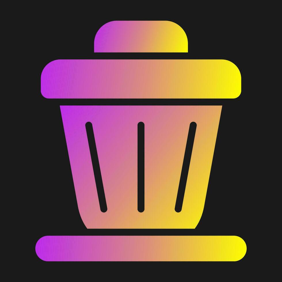 Trash bin Vector Icon